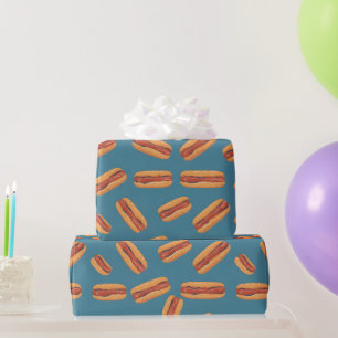 Cadeau Hotdog Wrapper Papier Anniversaire Fête Drôle Cade