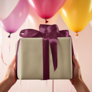 Cadeau Intemporel - Papier à enveloppement beige Taupe