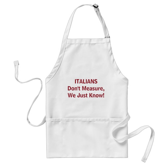 Cadeau italien drôle de tablier (Devant)