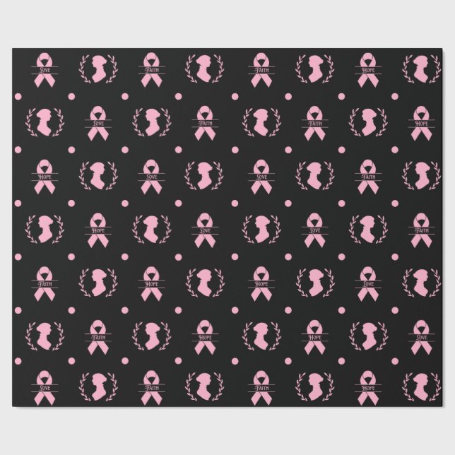 Cadeau Jane Austen Pink Ribbon Wrapper Papier (Couture)