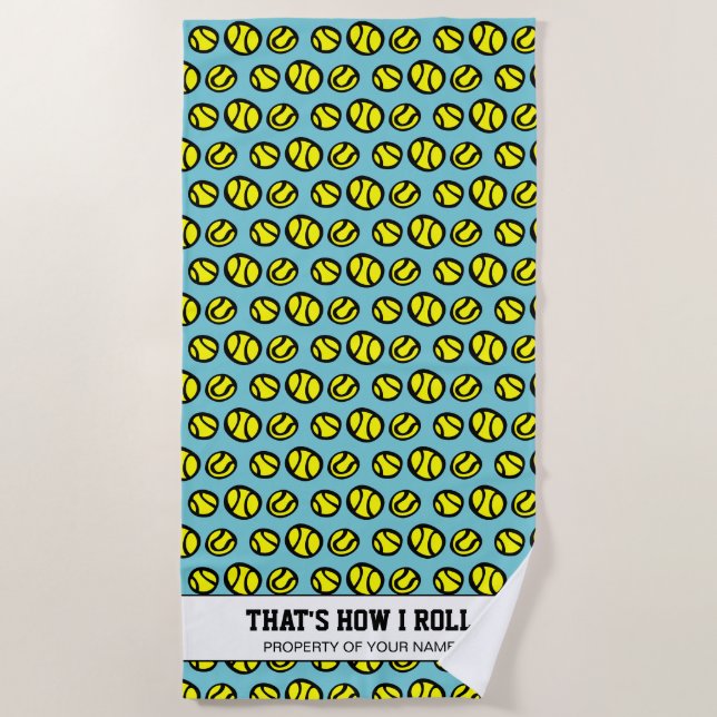 Cadeau jaune mignon de serviette de plage de motif (Devant)
