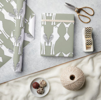 Cadeau Javan Mina Bird - Papier d'enveloppement
