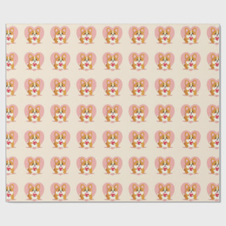 Cadeau joli corgi papier