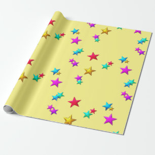 Cadeau Joyeux Anniversaire Papier Étoiles