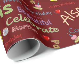 Cadeau Joyeux Anniversaire Papier Martha