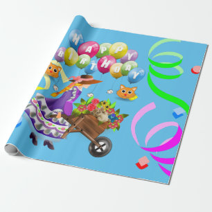 Cadeau Joyeux Anniversaire Papier Victorian