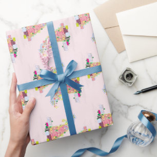 Cadeau Joyeux Noël Papier d'enveloppement de Noël