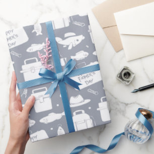 Cadeau Joyeux Papier d'Emballage pour la Fête des Pères