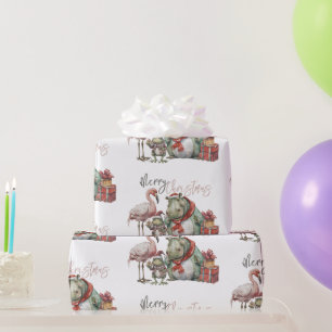 Cadeau Joyeux papier d'enveloppement de Noël