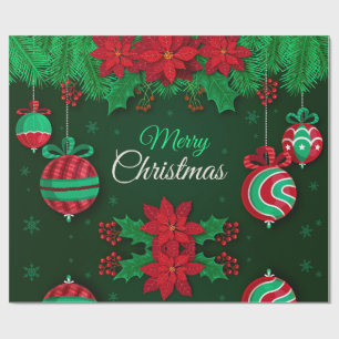 Cadeau Joyeux papier d'enveloppement de Noël