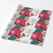 Joyeux papier d'enveloppement MAGA