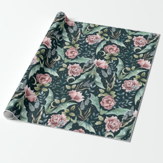 Cadeau La beauté dans le papier d'enveloppement de nuit