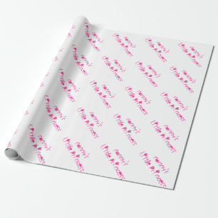 Cadeau La petite princesse papier d'emballage de la bonne
