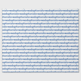 Cadeau L'adoption est papier d'emballage d'amour