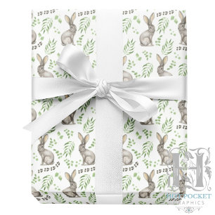 Cadeau Lapins Papier d'Emballage