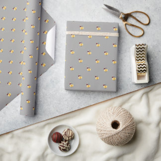 Cadeau Le papier d'enveloppement Cheeky Père Noël Bee