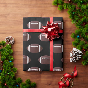 Cadeau Mangez du papier d'enveloppement de football