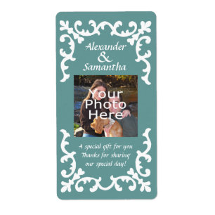 Cadeau Mariage bleu ou Étiquette préféré