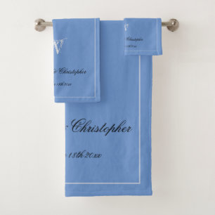 Cadeau mariage Moderne Monogramme Nouveaux mariés