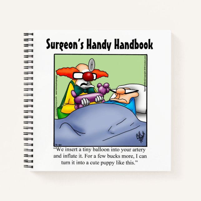 Cadeau Médicale Humour Spiral Carnet (Devant)