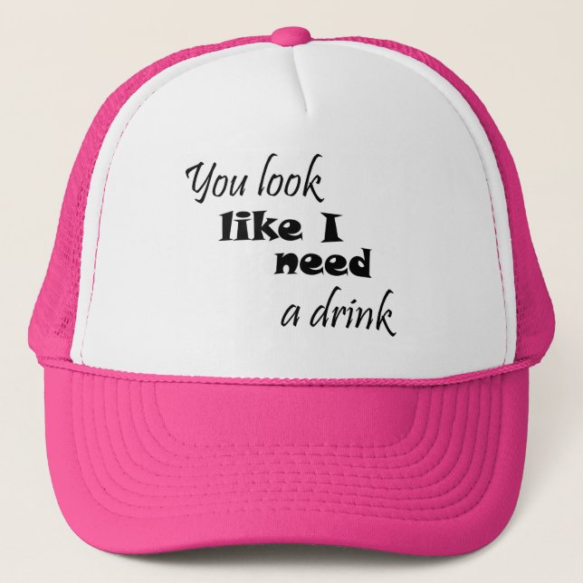 Cadeau mignon drôle de casquettes de camionneur de (Devant)