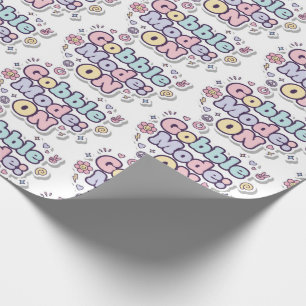Cadeau Mode Dindon : Papier d'emballage festif activé
