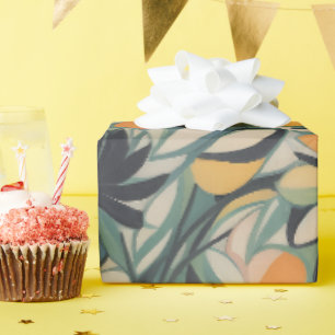 Cadeau Modèle floral 11   Papier d'enrobage