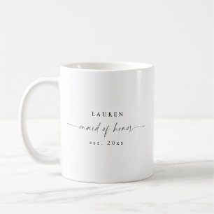 Cadeau Moderne De Fête De Mariage D'Honneur Mug