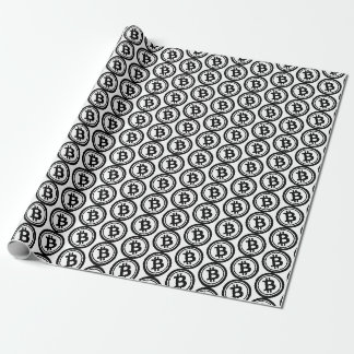 Cadeau Motif CryptoCurrency avec papier d'emballage bitco