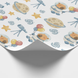 Cadeau Motif d'astronaute Capybara - Rouleau de papier d'