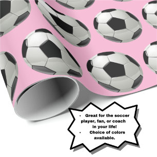 Cadeau Motif de balle de soccer amusant sur papier d'enve