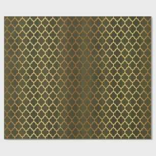 Cadeau Motif marocain classique en papier d'enveloppement