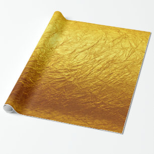 Cadeau Motif PUR de PAPIER d'OR + votre texte/photo