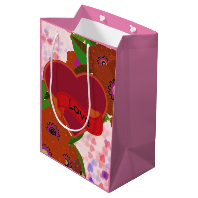 Cadeau Moyen Sac d'amour (Dos Angle)