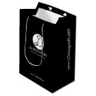 Sac noir Votre entreprise Logo Site Web Ici Person