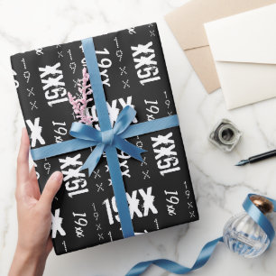 Cadeau Né dans n'importe quelle année Anniversaire papier