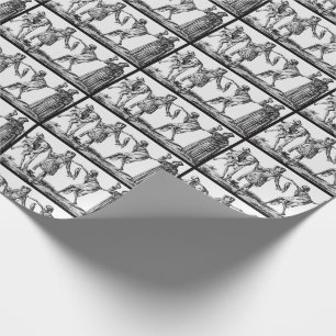 Cadeau "Nous dansons avec le papier d'emballage de peste