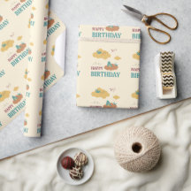 nuages lunaires Jouer Anniversaire Papier d'envelo