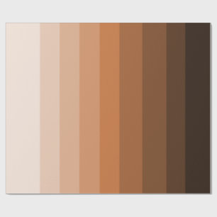 Cadeau Nuances de papier d'enveloppement Brown