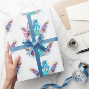 Cadeau Ocean Sea bébé garçon Octopus enveloppement papier