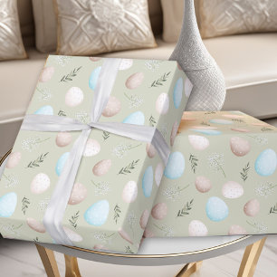 Cadeau Oeufs de Pâques et papier d'écorce de verdure