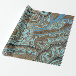 Cadeau Paisley Damask - Papier à envelopper