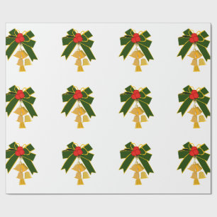 Cadeau Papier à enveloppement blanc Jingle Bells