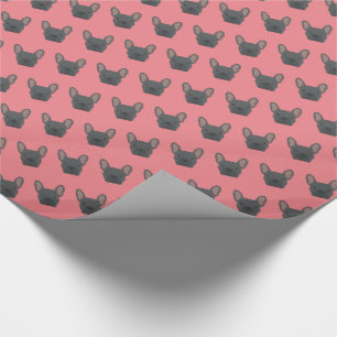 Cadeau Papier à enveloppement bleu-français