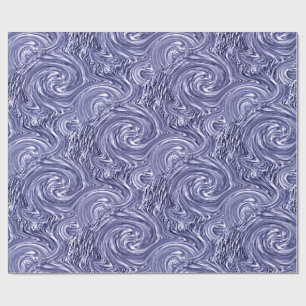 Cadeau Papier à enveloppement bleu gris