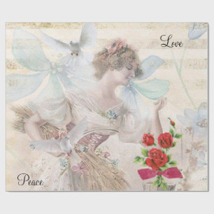 Cadeau Papier à enveloppement brillant Victorian