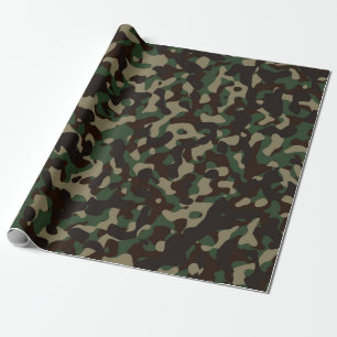 Cadeau Papier à enveloppement camouflé