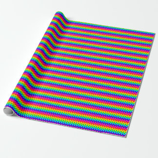 Cadeau Papier à enveloppement carré Rainbow