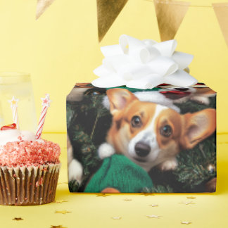 Cadeau Papier à enveloppement Corgi