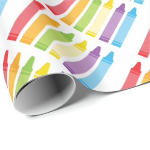 Cadeau Papier à enveloppement Crayon